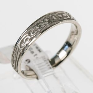 14K White Gold Studio 311 Gardens Gate Ring, NEW